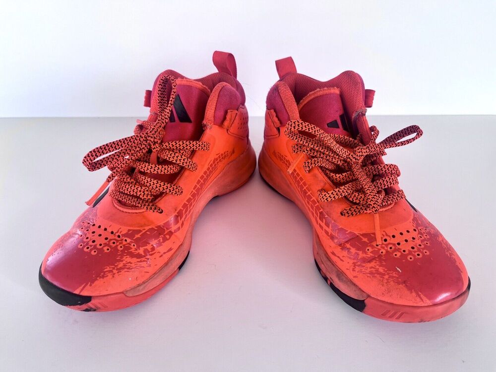 Adidas Orange Basketball Shoes - Cross Em Up 5k US 2.5 UK 2
